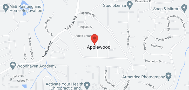 map of 226 Apple Branch Drive